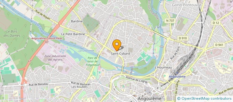 localisation de l'entreprise MADAME LOUISE DUMAINE à ANGOULEME