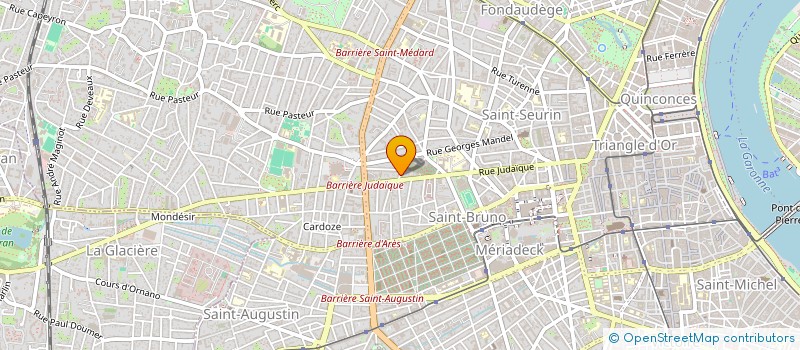 localisation de l'entreprise MADAME LOUISE DUPIN  BORDEAUX