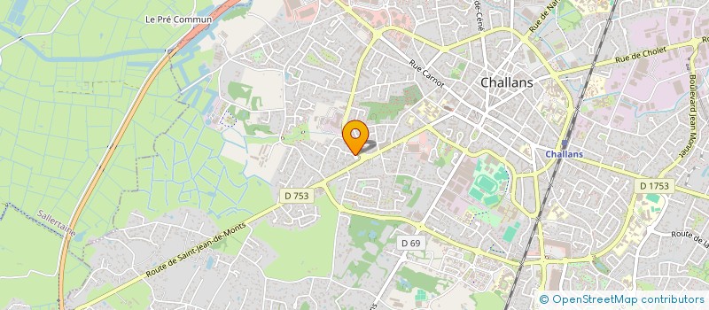 localisation de l'entreprise MADAME LOUISE ELDUAYEN à CHALLANS