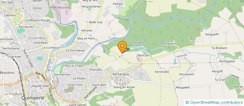 localisation de l'entreprise MADAME LOUISE ESVAN  QUIMPERLE