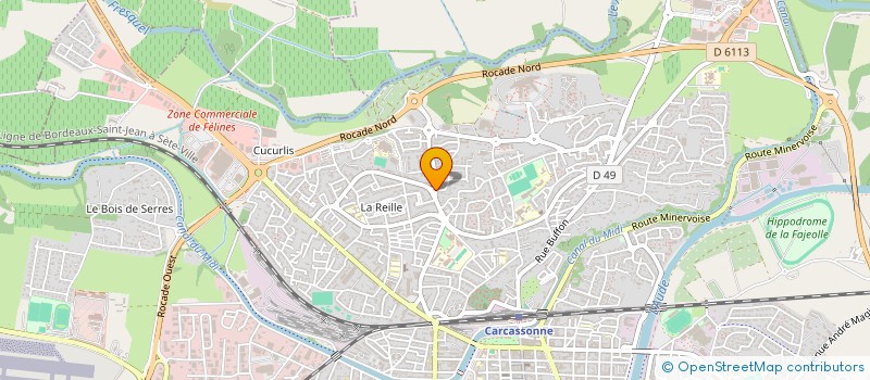 localisation de l'entreprise MADAME LOUISE FABRY  TOULOUSE
