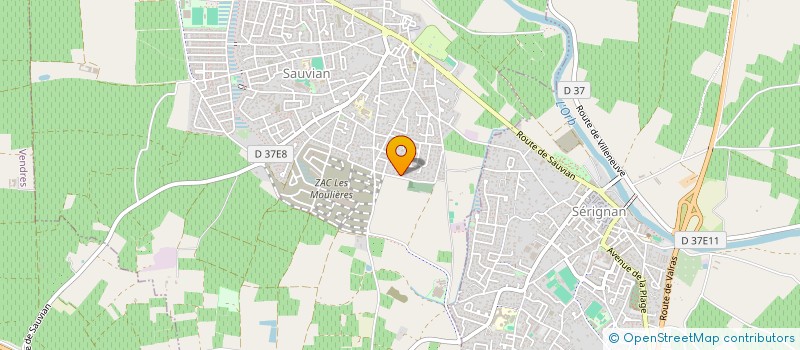 localisation de l'entreprise MADAME LOUISE FALZON  SAUVIAN