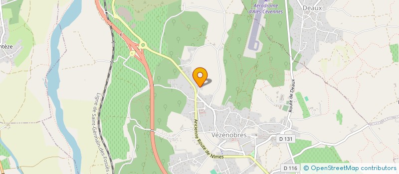 localisation de l'entreprise MADAME LOUISE FAUCHIER  VEZENOBRES