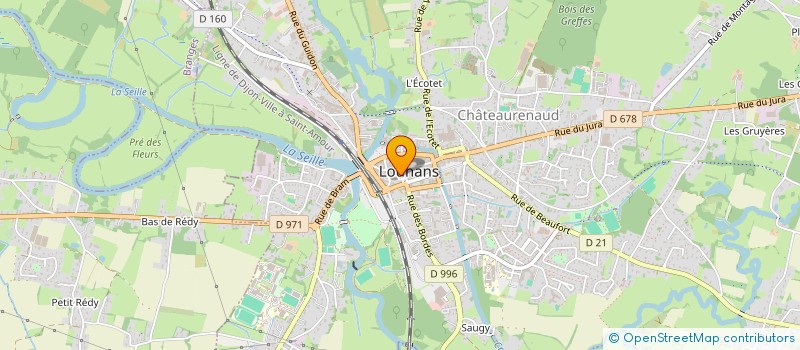 localisation de l'entreprise MADAME LOUISE FAUX  LOUHANS