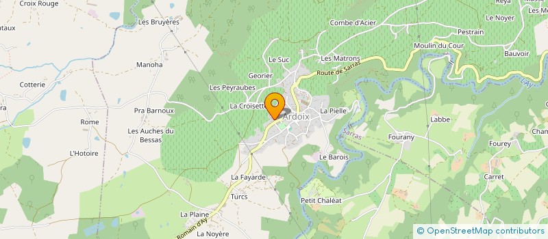 localisation de l'entreprise MADAME LOUISE FAYA  ARDOIX