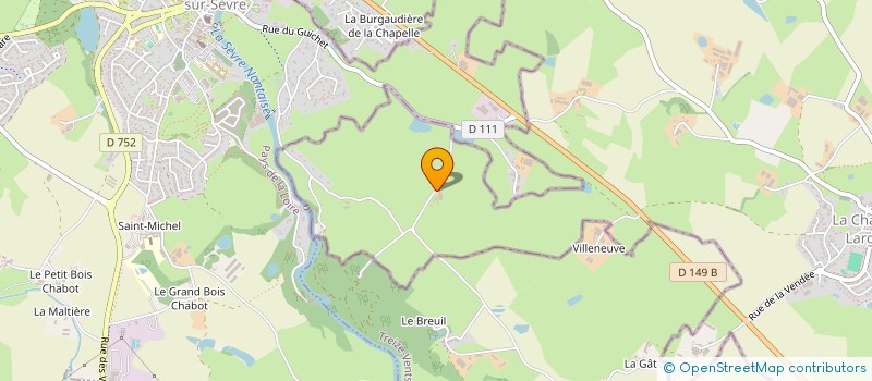 localisation de l'entreprise MADAME LOUISE FERCHAUD  MAULEON