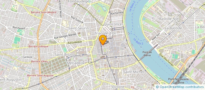 localisation de l'entreprise MADAME LOUISE FONTAINE  BORDEAUX