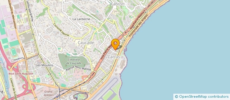 localisation de l'entreprise MADAME LOUISE FRECON à NICE