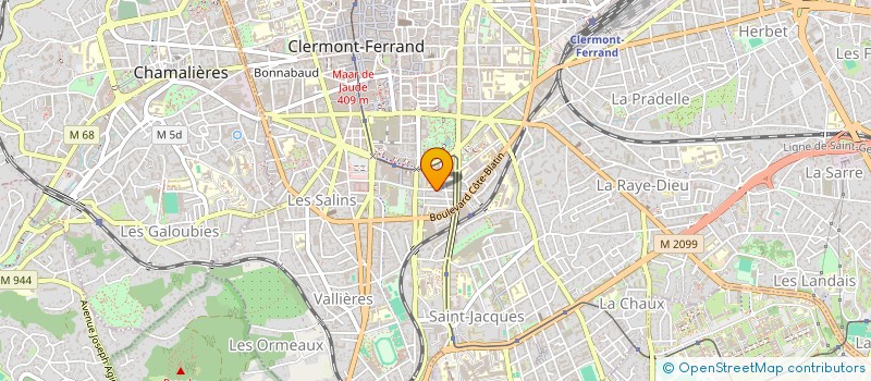 localisation de l'entreprise MADAME LOUISE FREDON  CLERMONT-FERRAND