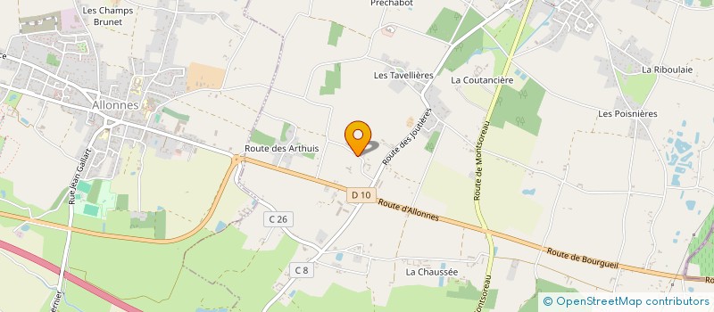 localisation de l'entreprise MADAME LOUISE FREMON à BRAIN-SUR-ALLONNES