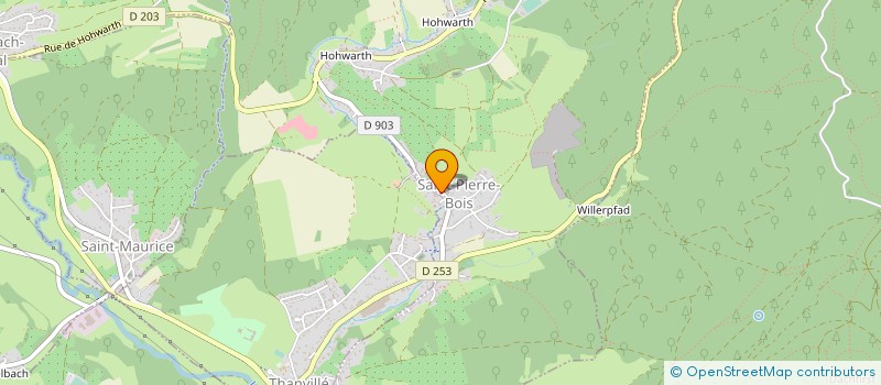 localisation de l'entreprise MADAME LOUISE FROEHLICHER  SAINT-PIERRE-BOIS