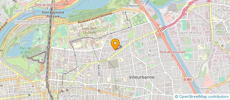 localisation de l'entreprise MADAME LOUISE GACCIO  VILLEURBANNE