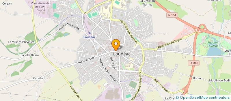 localisation de l'entreprise MADAME LOUISE GALLAIS à LOUDEAC