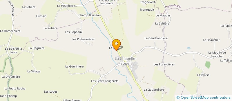 localisation de l'entreprise MADAME LOUISE GAUCHER à LA CHAPELLE-SOUEF