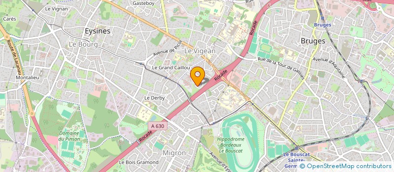 localisation de l'entreprise MADAME LOUISE GELAS  BORDEAUX