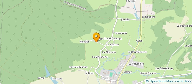 localisation de l'entreprise MADAME LOUISE GERARDIN à BRETONCELLES
