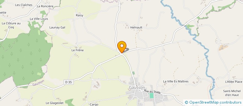 localisation de l'entreprise MADAME LOUISE GICQUEL à GAUSSON