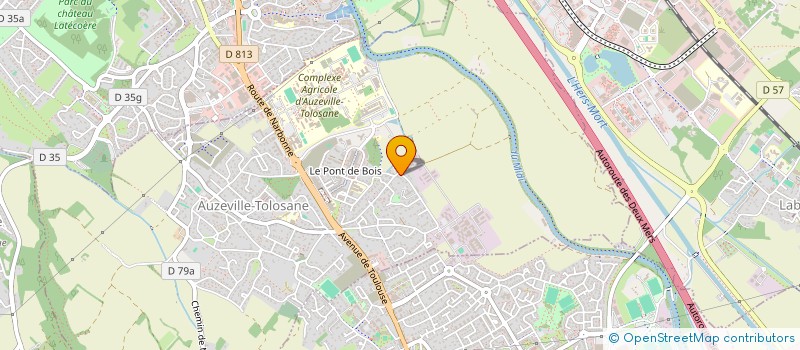 localisation de l'entreprise MADAME LOUISE GILBERT  AUZEVILLE-TOLOSANE