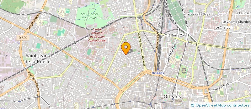 localisation de l'entreprise MADAME LOUISE GOYENECHE  ORLEANS