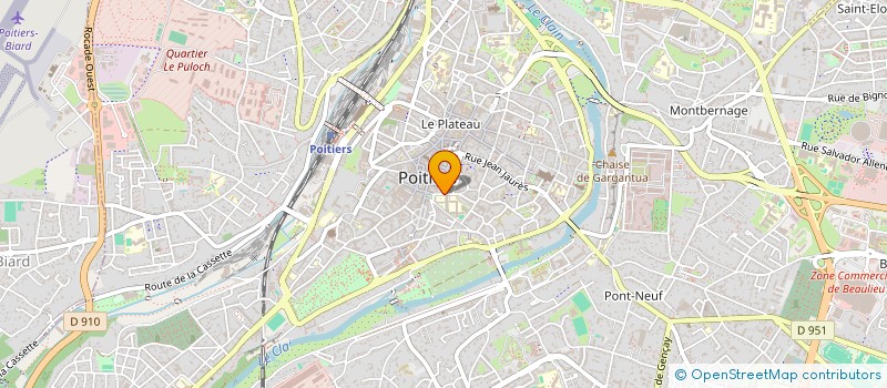 localisation de l'entreprise MADAME LOUISE GRABIE  POITIERS