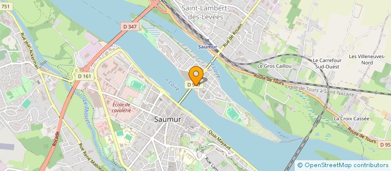 localisation de l'entreprise MADAME LOUISE GRANGER à SAUMUR