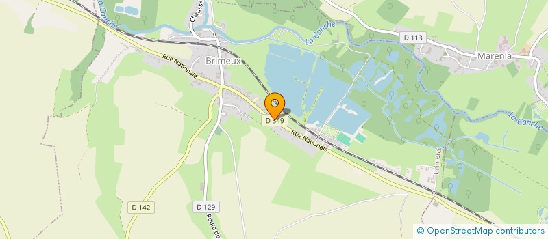 localisation de l'entreprise MADAME LOUISE GRIMONPREZ  WAILLY-BEAUCAMP