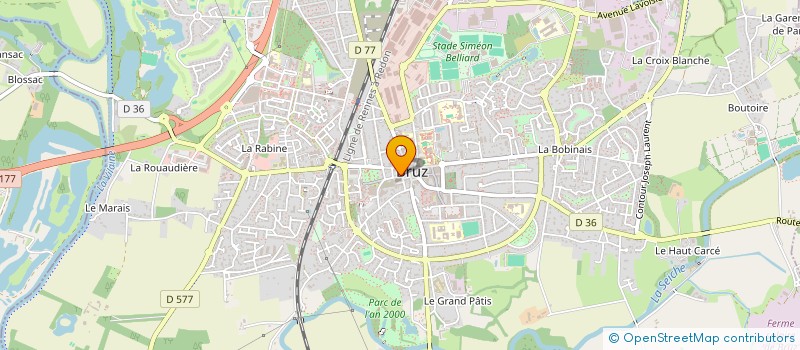 localisation de l'entreprise MADAME LOUISE GROSDOY  BRUZ
