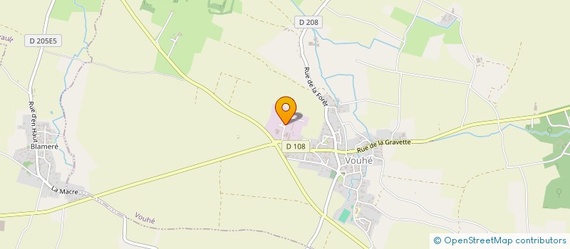 localisation de l'entreprise MADAME LOUISE GUIBERT  VOUHE