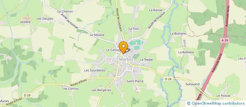 localisation de l'entreprise MADAME LOUISE GUILLOT  MARBOZ