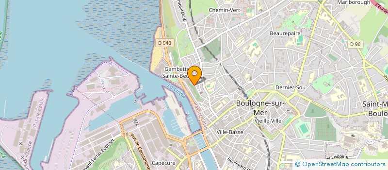 localisation de l'entreprise MADAME LOUISE GUISSE à BOULOGNE-SUR-MER