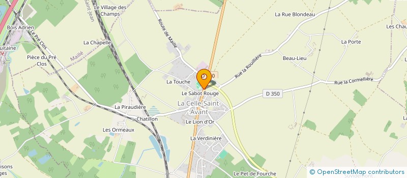 localisation de l'entreprise MADAME LOUISE HADJADJ  LA CELLE-SAINT-AVANT