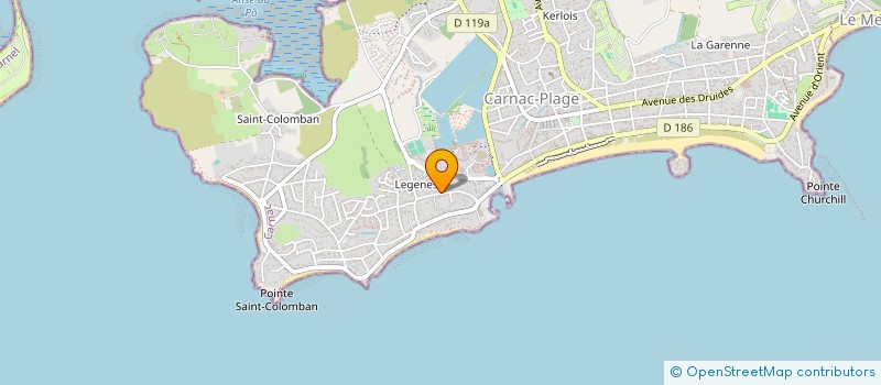 localisation de l'entreprise MADAME LOUISE HAMON  CARNAC