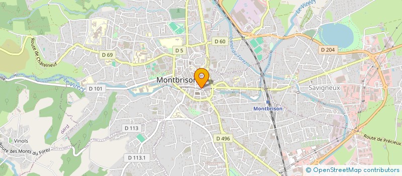 localisation de l'entreprise MADAME LOUISE HANTCHERLI  MONTBRISON