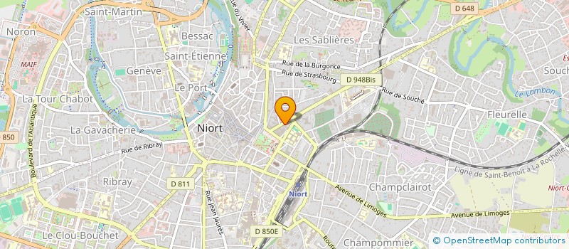 localisation de l'entreprise MADAME LOUISE HAYE à NIORT
