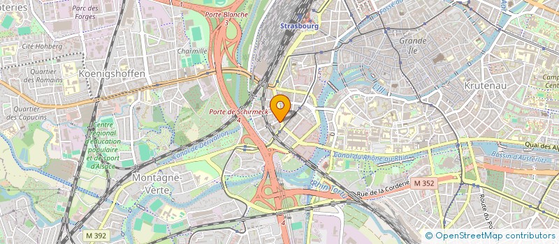 localisation de l'entreprise MADAME LOUISE HENRY à STRASBOURG