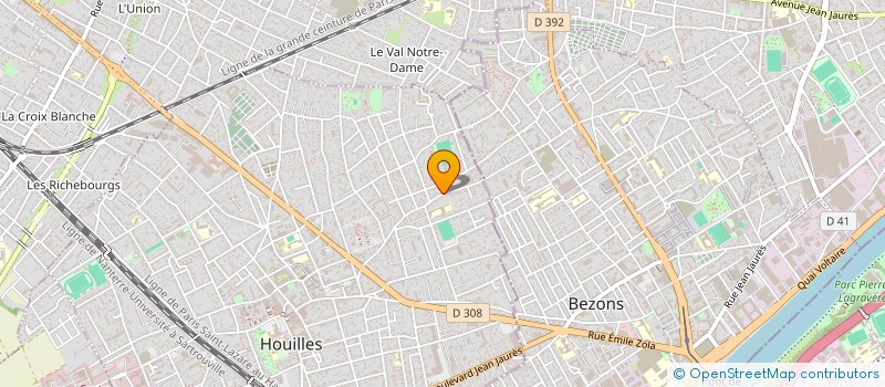 localisation de l'entreprise MADAME LOUISE HODE  HOUILLES