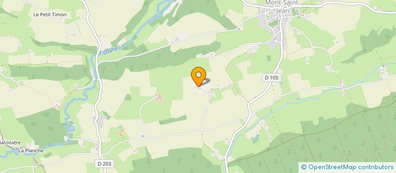 localisation de l'entreprise MADAME LOUISE HOOR  MONT SAINT JEAN