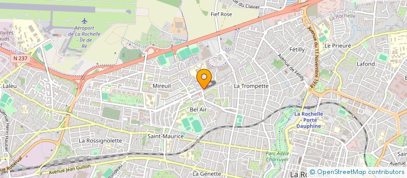 localisation de l'entreprise MADAME LOUISE HORVAIS  LA ROCHELLE