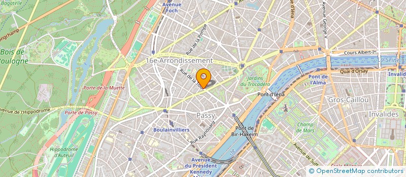 localisation de l'entreprise MADAME LOUISE HOURCADE  PARIS