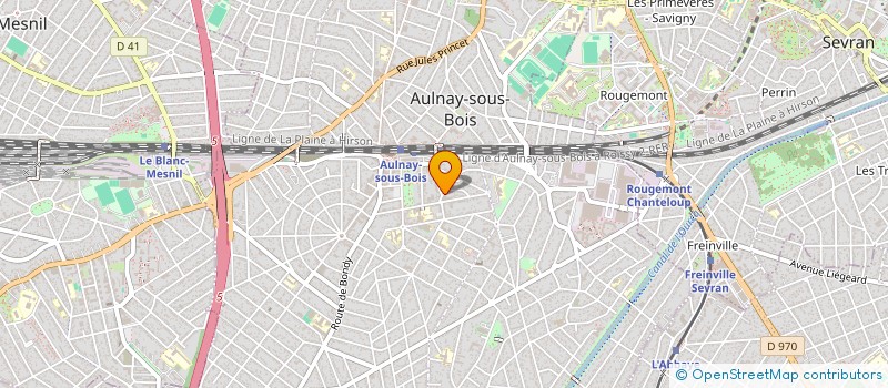localisation de l'entreprise MADAME LOUISE HOVHANESSIAN à AULNAY-SOUS-BOIS