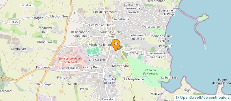 localisation de l'entreprise MADAME LOUISE JAFFRES  SAINT-POL-DE-LEON