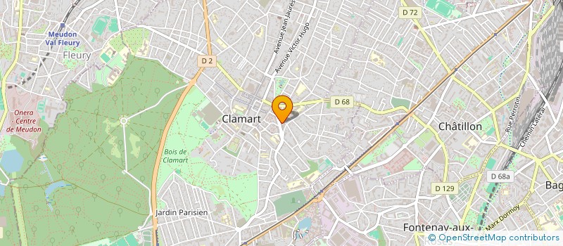 localisation de l'entreprise MADAME LOUISE JANIN à CLAMART