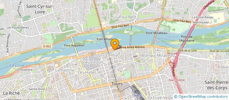 localisation de l'entreprise MADAME LOUISE JAUBERT  TOURS