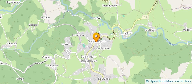 localisation de l'entreprise MADAME LOUISE JAYOL  BOISSET-SAINT-PRIEST