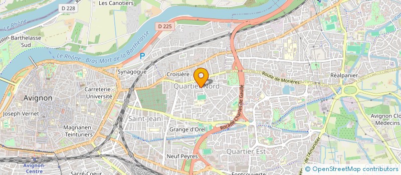 localisation de l'entreprise MADAME LOUISE JOUVE  AVIGNON