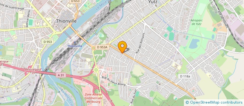 localisation de l'entreprise MADAME LOUISE JUNGER  YUTZ