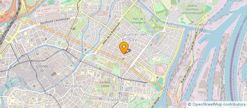 localisation de l'entreprise MADAME LOUISE KRAUSE à STRASBOURG