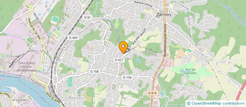 localisation de l'entreprise MADAME LOUISE LABEQUE  BOUCAU