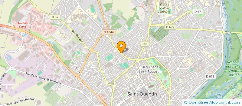 localisation de l'entreprise MADAME LOUISE LACAVE à SAINT-QUENTIN