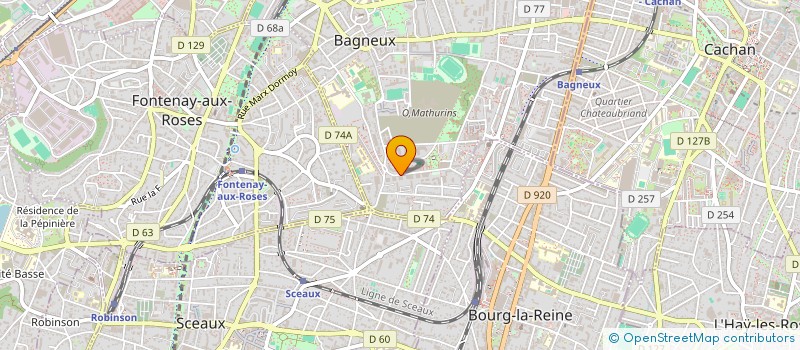 localisation de l'entreprise MADAME LOUISE LACROIX à BAGNEUX